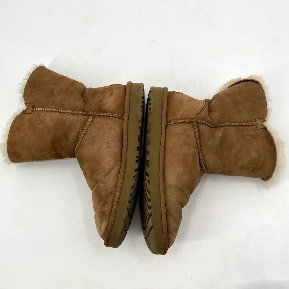 UGG side Button Shearling Boots